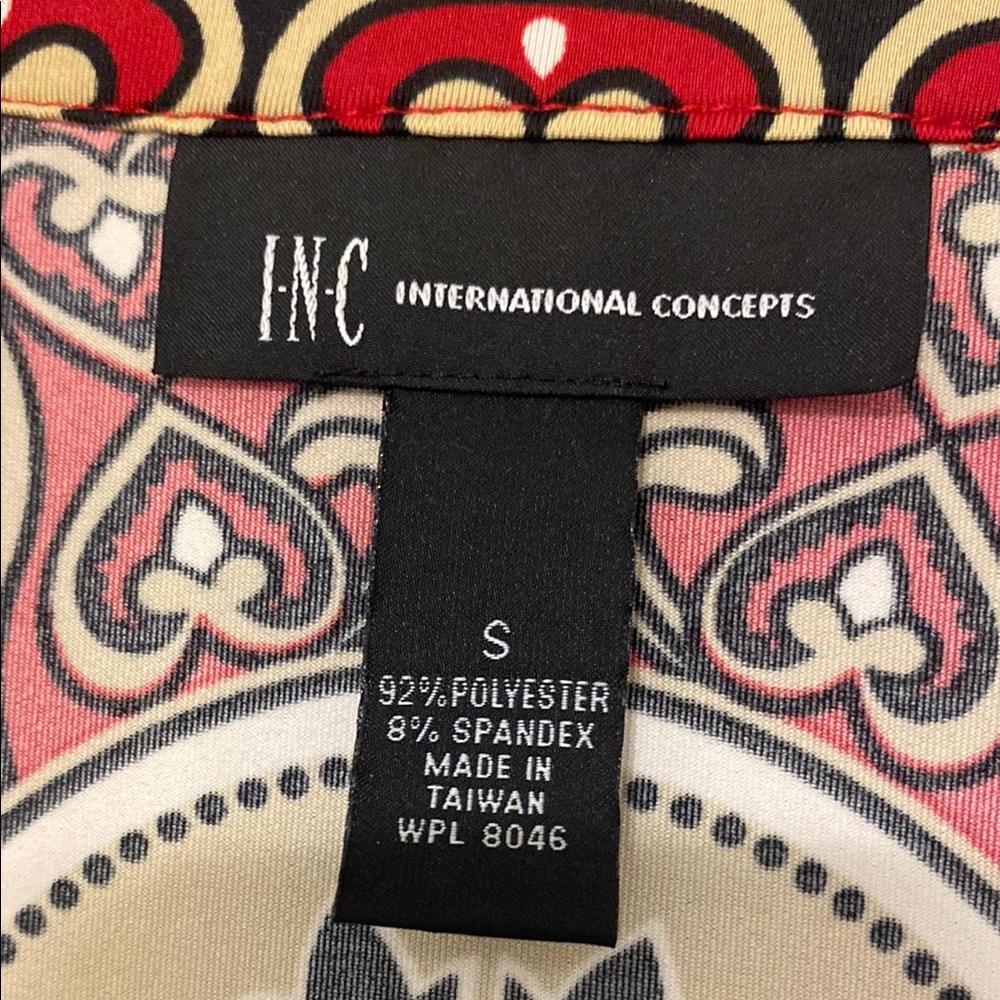 Women's Red Patterned Tunic - image 4